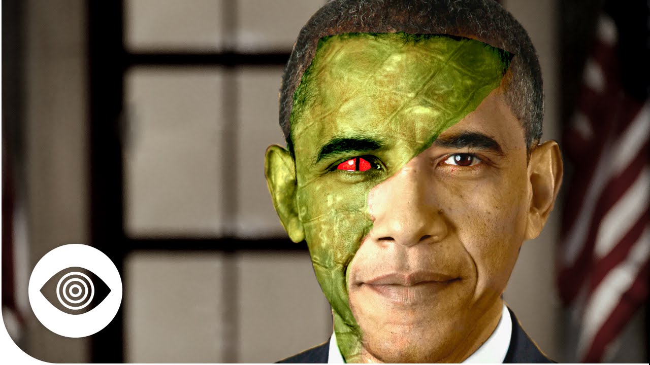 Obama as a lizard person